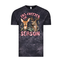 Cloud Black fill the freezer season Vintage Tee - MaliasSmallBusiness