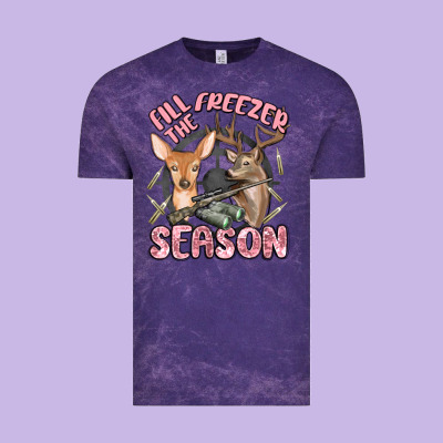 Fill The Freezer Season Vintage Tee Designed By Maliassmallbusiness