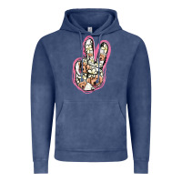 Vintage Denim Jack Russel Peace Sign Vintage Hoodie - Jasminsmagicworld