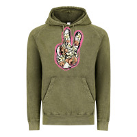Vintage Olive Jack Russel Peace Sign Vintage Hoodie - Jasminsmagicworld