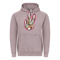 Jack Russel Peace Sign Vintage Hoodie | Teevron