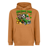 Meerkat Shamrock farm Heavyweight Hoodie - CowGirlArtShop