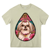 Mossy shih tzu teardrop earrings Heavy Core Tee - Artiststas