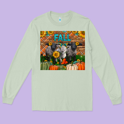 Fall Baby Lambs Long Sleeve Tee Designed By Lillyallendesigns