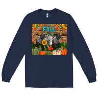Navy Fall Baby Lambs Long Sleeve Tee - LillyAllenDesigns