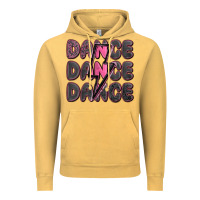 Vintage Mustard dance dance dance with lightning bolt Vintage Hoodie - MaliasSmallBusiness