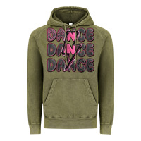 Vintage Olive dance dance dance with lightning bolt Vintage Hoodie - MaliasSmallBusiness