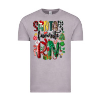 Vintage Zinc santas favorite registered nurse Vintage Tee - MaliasSmallBusiness