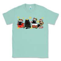 Seafoam christmas cats Classic Tee - MaliasSmallBusiness
