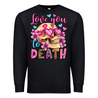 Black love you to death olivia Premium Sweatshirt - OliviaCreatesArt