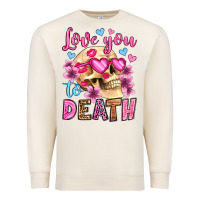 Sandshell love you to death olivia Premium Sweatshirt - OliviaCreatesArt