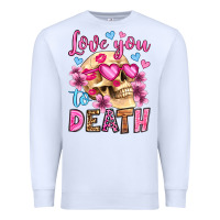 White love you to death olivia Premium Sweatshirt - OliviaCreatesArt