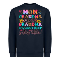 Navy mom grandma great grandma it's just keeps getting Heavyweight Sweatshirt - Artiststas