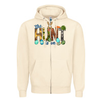 Sandshell The hunt is on with eggs Easter Day Zipper Hoodie - HowdyJamesFarm