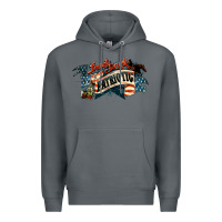 Rock I'm not drunk I'm patriotic 4th of july Premium Hoodie - HowdyJamesFarm