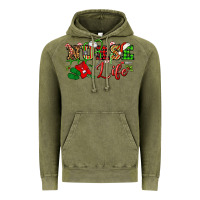 Vintage Olive nurse life christmas Vintage Hoodie - NancyCooperArtShop