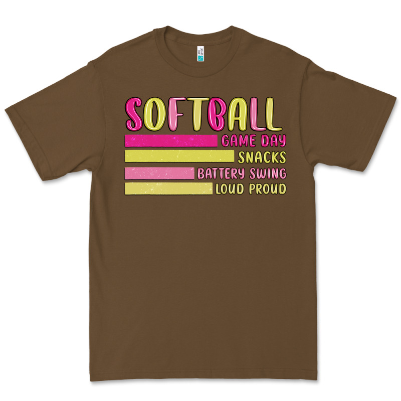 Retro Softball Png Premium Tee by JahusDesignShop | Teevron