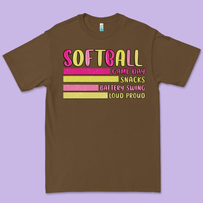 Retro Softball Png Premium Tee Designed By Jahusdesignshop