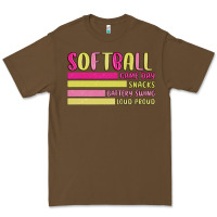 Cacao retro softball png Premium Tee - JahusDesignShop
