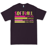Plum retro softball png Premium Tee - JahusDesignShop