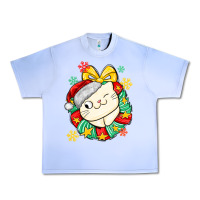 Grape Ice Christmas wreaths cat Urban Heavy Tee - MaliasSmallBusiness