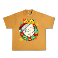 Peanut Butter Christmas wreaths cat Urban Heavy Tee - MaliasSmallBusiness