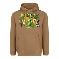 Toasted Coconut lucky nurse St. Patrick's Heavyweight Hoodie - HowdyJamesFarm