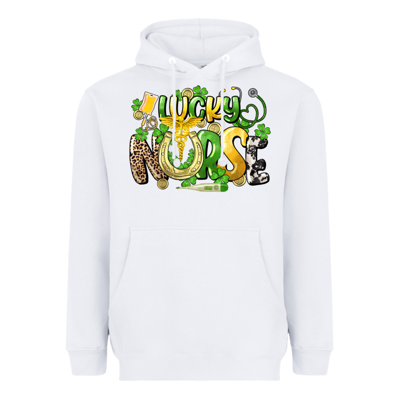 Lucky Nurse St. Patrick's Heavyweight Hoodie by HowdyJamesFarm | Teevron