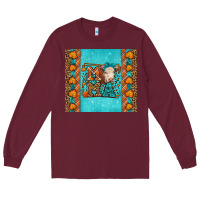 Burgundy Western Fall Cow Mama Long Sleeve Tee - LillyAllenDesigns