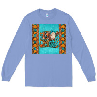 Colony Blue Western Fall Cow Mama Long Sleeve Tee - LillyAllenDesigns