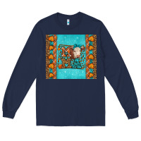 Navy Western Fall Cow Mama Long Sleeve Tee - LillyAllenDesigns