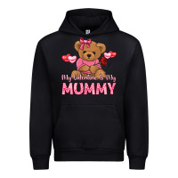 Black my valentine is my mummy Urban Hoodie - LillyAllenDesigns