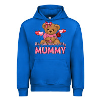 Cobalt my valentine is my mummy Urban Hoodie - LillyAllenDesigns