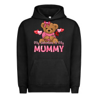 Pigment Black my valentine is my mummy Urban Hoodie - LillyAllenDesigns