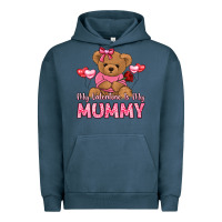Pigment Midnight Navy my valentine is my mummy Urban Hoodie - LillyAllenDesigns