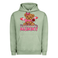 Pigment Oil Green my valentine is my mummy Urban Hoodie - LillyAllenDesigns