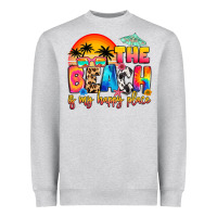 The Beach Is My Happy Place Heavyweight Sweatshirt | Teevron