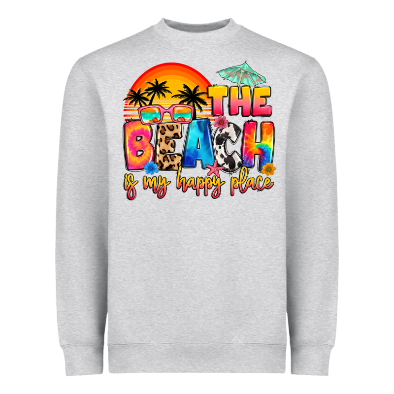 The Beach Is My Happy Place Heavyweight Sweatshirt by Artiststas | Teevron