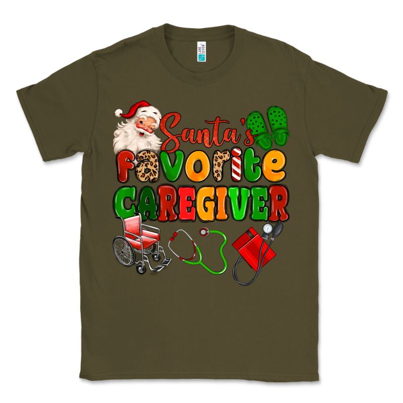 Santas Favorite Caregiver Classic Tee by MaliasSmallBusiness | Teevron