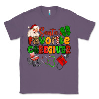 Lavender santas favorite caregiver Classic Tee - MaliasSmallBusiness