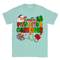 Seafoam santas favorite caregiver Classic Tee - MaliasSmallBusiness