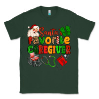 Sports Green santas favorite caregiver Classic Tee - MaliasSmallBusiness