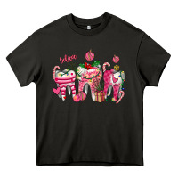 Asphalt pink christmas teeth Heavy Core Tee - AdoDesignShop