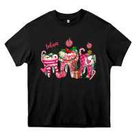 Black pink christmas teeth Heavy Core Tee - AdoDesignShop