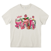Cream pink christmas teeth Heavy Core Tee - AdoDesignShop