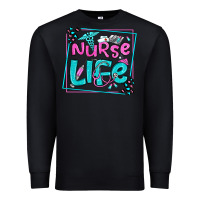 Black nurse life olivia  (1) Premium Sweatshirt - OliviaCreatesArt
