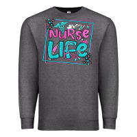 Charcoal Heather nurse life olivia  (1) Premium Sweatshirt - OliviaCreatesArt