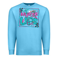 Ocean Blue nurse life olivia  (1) Premium Sweatshirt - OliviaCreatesArt