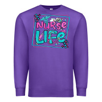 Purple nurse life olivia  (1) Premium Sweatshirt - OliviaCreatesArt
