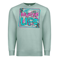 Seafoam nurse life olivia  (1) Premium Sweatshirt - OliviaCreatesArt